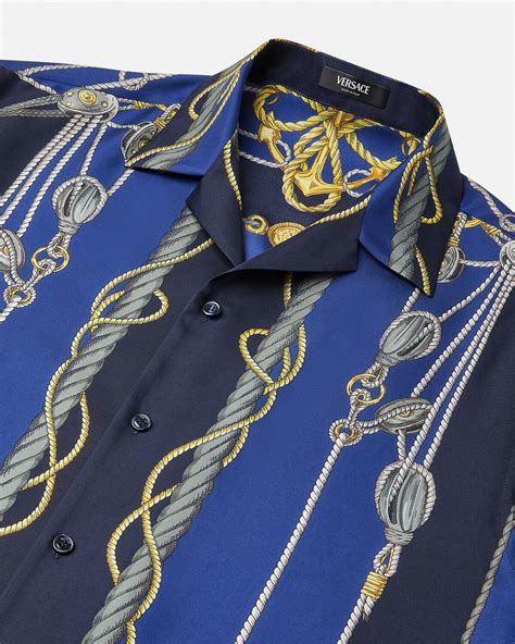 c21 versace shirt|Versace nautical shirt.